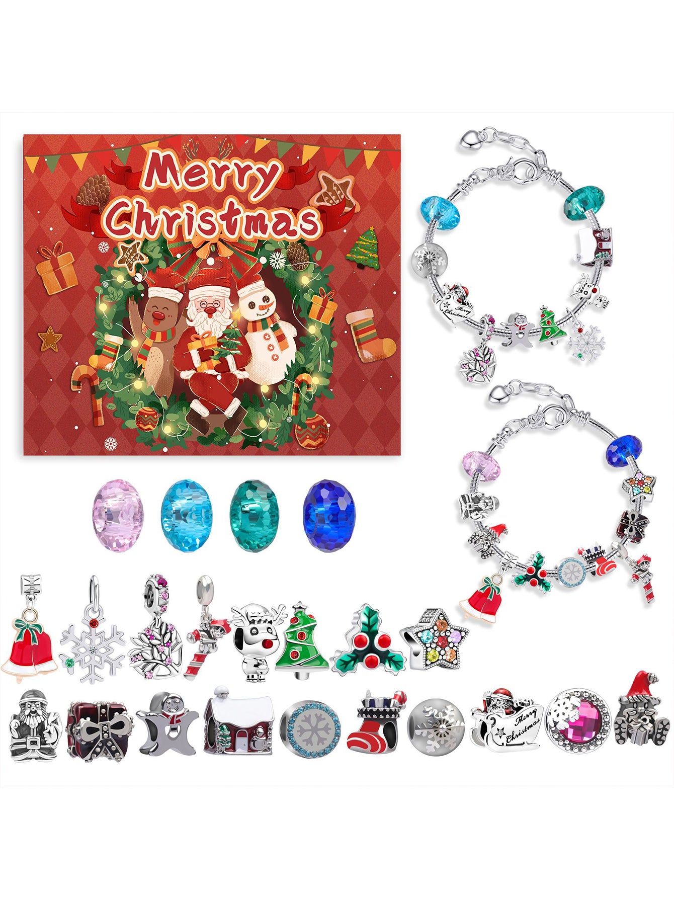 24-calendar Christmas bell surprise blind box set