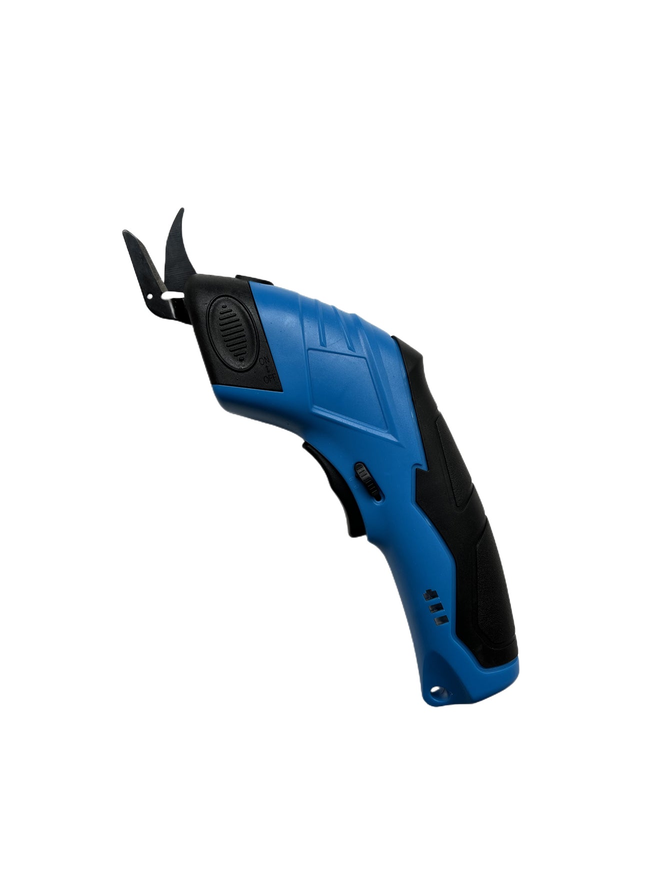 Lithium-powered fabric cutting scissors