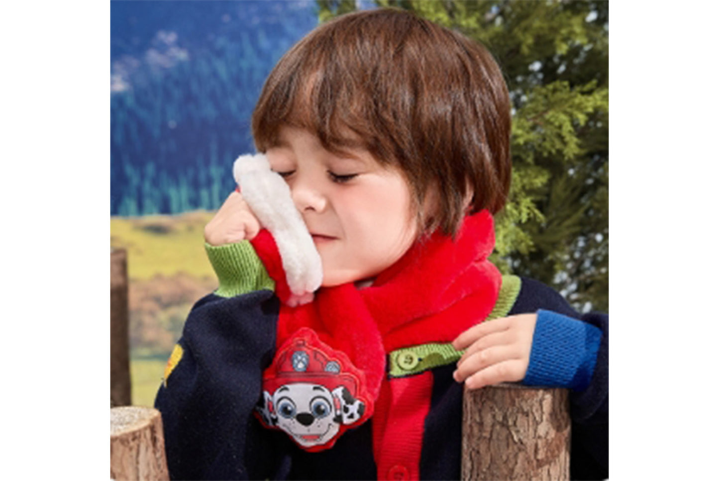 **Children's Warm Scarf and Earmuff **