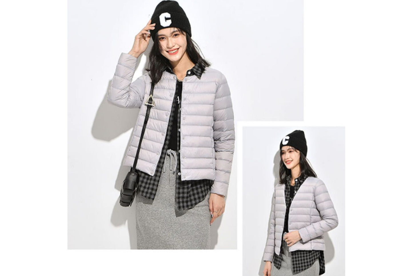 **Lightweight Down-Lined Down Jacket for Autumn/Winter (Warm Version)**