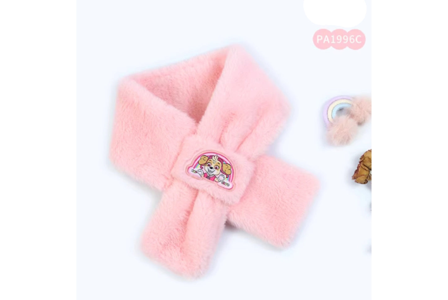 **Paw Patrol New Year Red Children's Warm Scarf (Adjustable)**