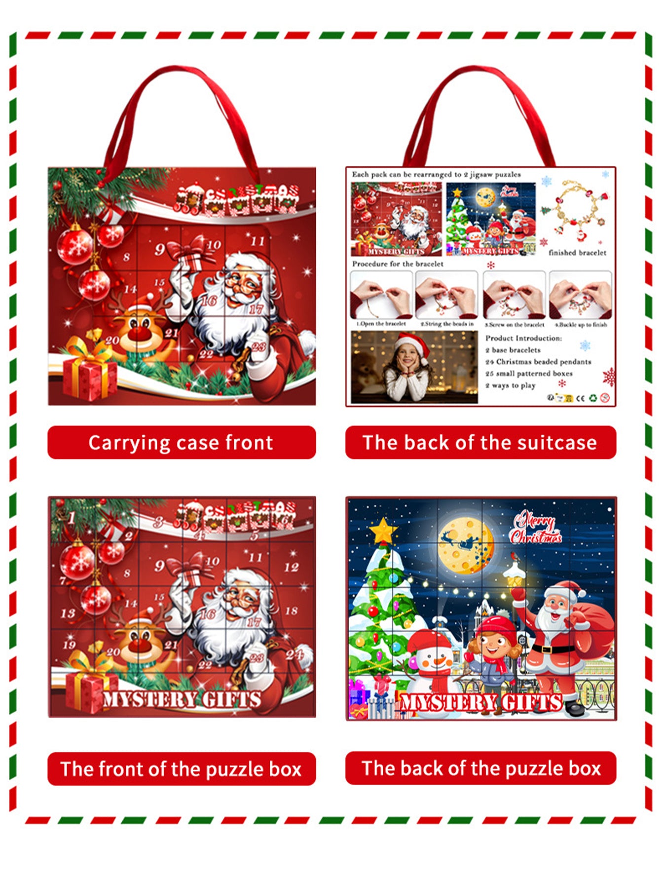 24-grid Christmas countdown blind box