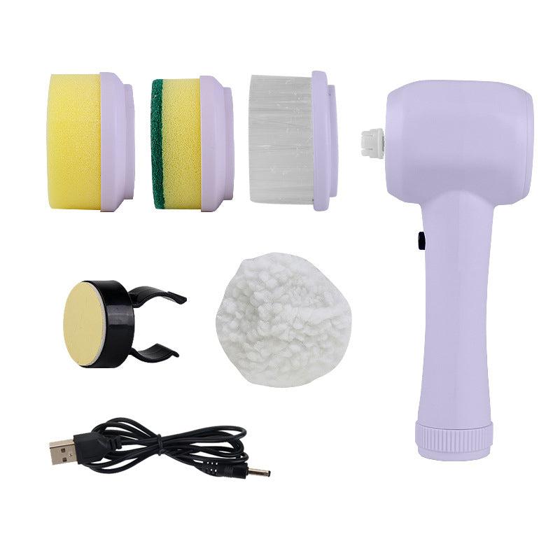 Cordless electric cleaning brush