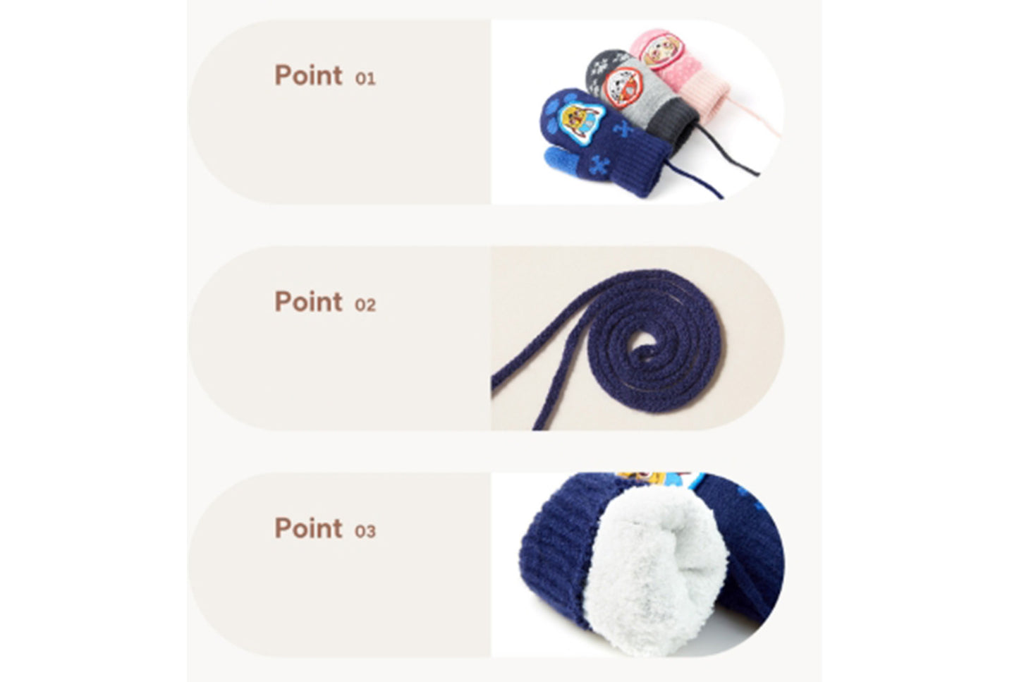 **Paw Patrol Children's Warm Mittens**