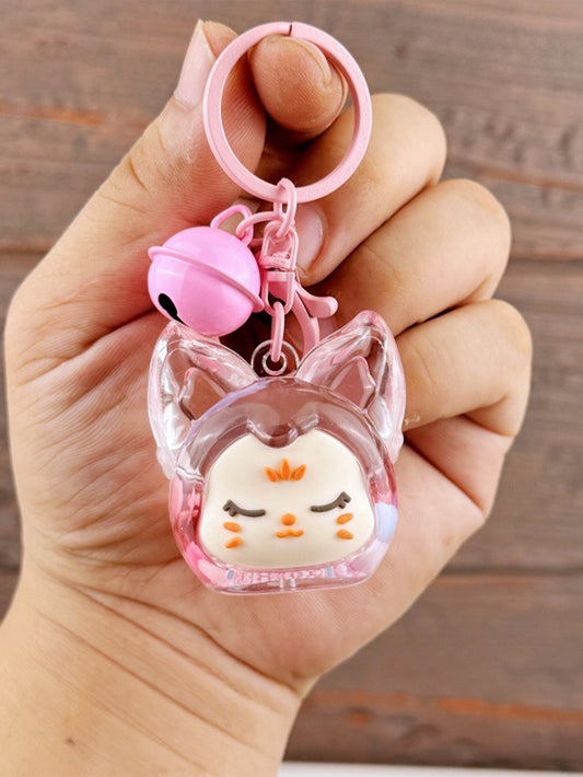 Creative quicksand keychain doll pendant