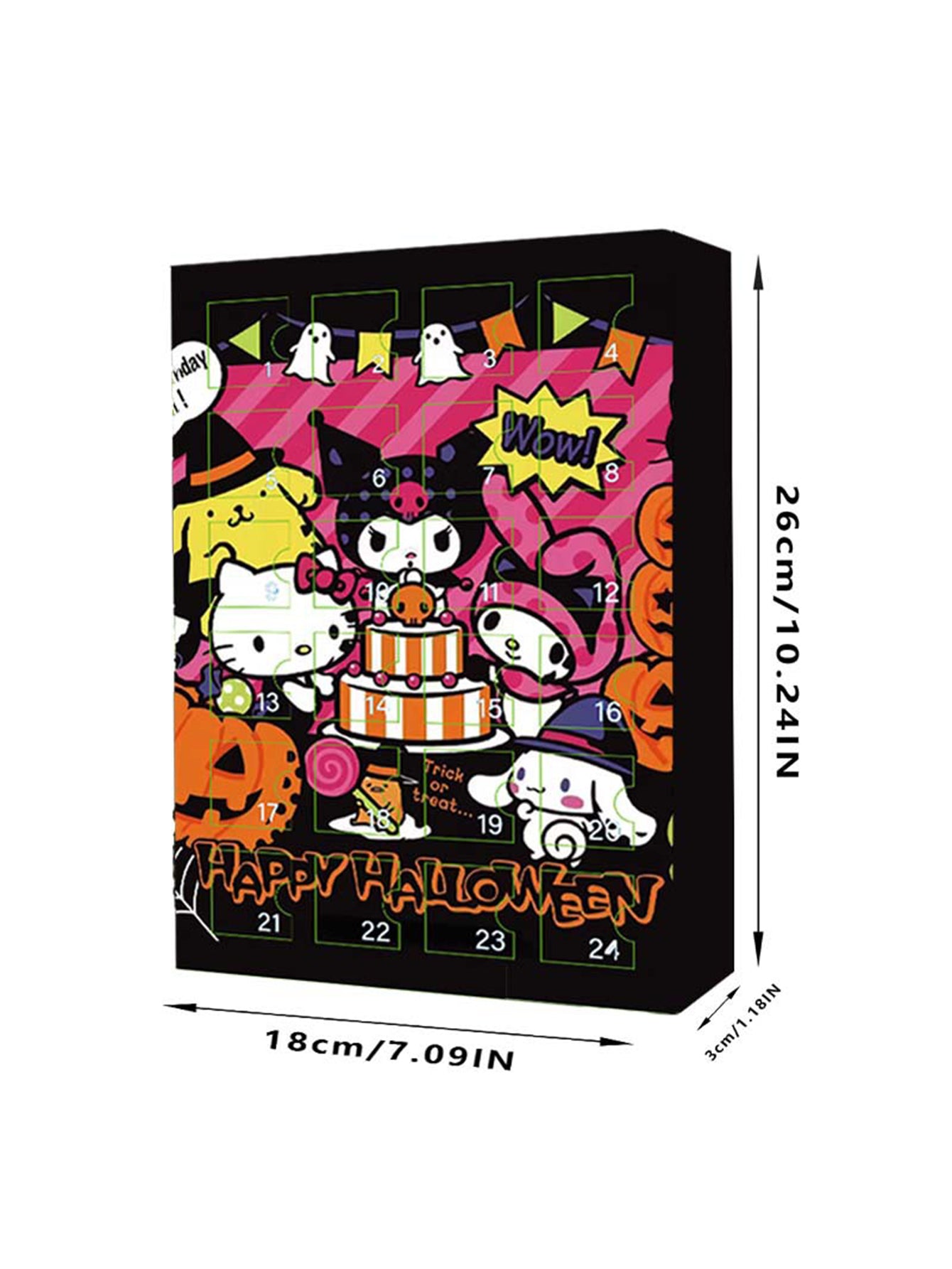 Halloween Countdown Surprise Calendar Box Sanrio