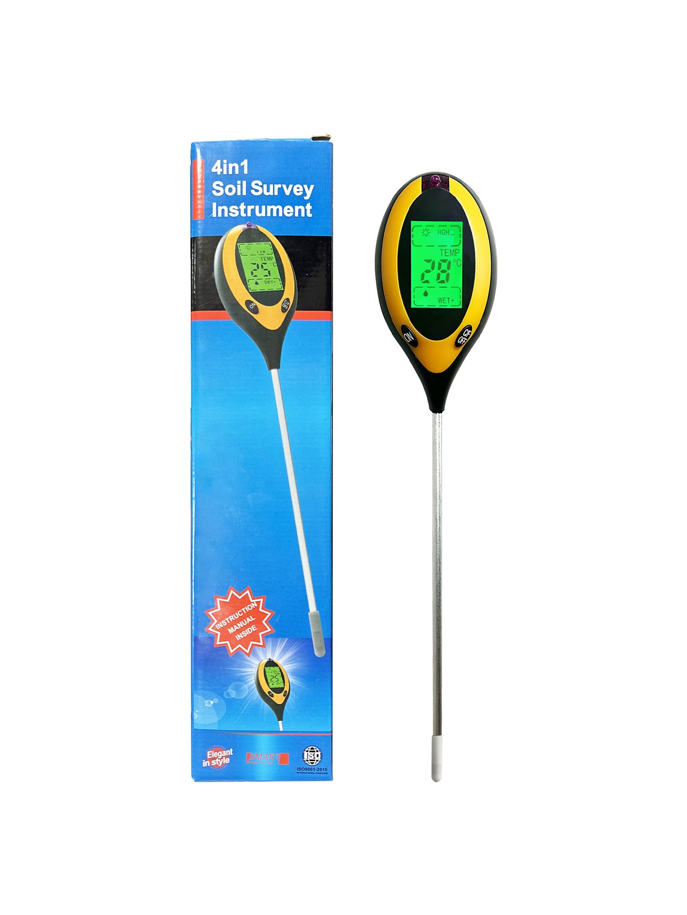 Four-in-one soil detector