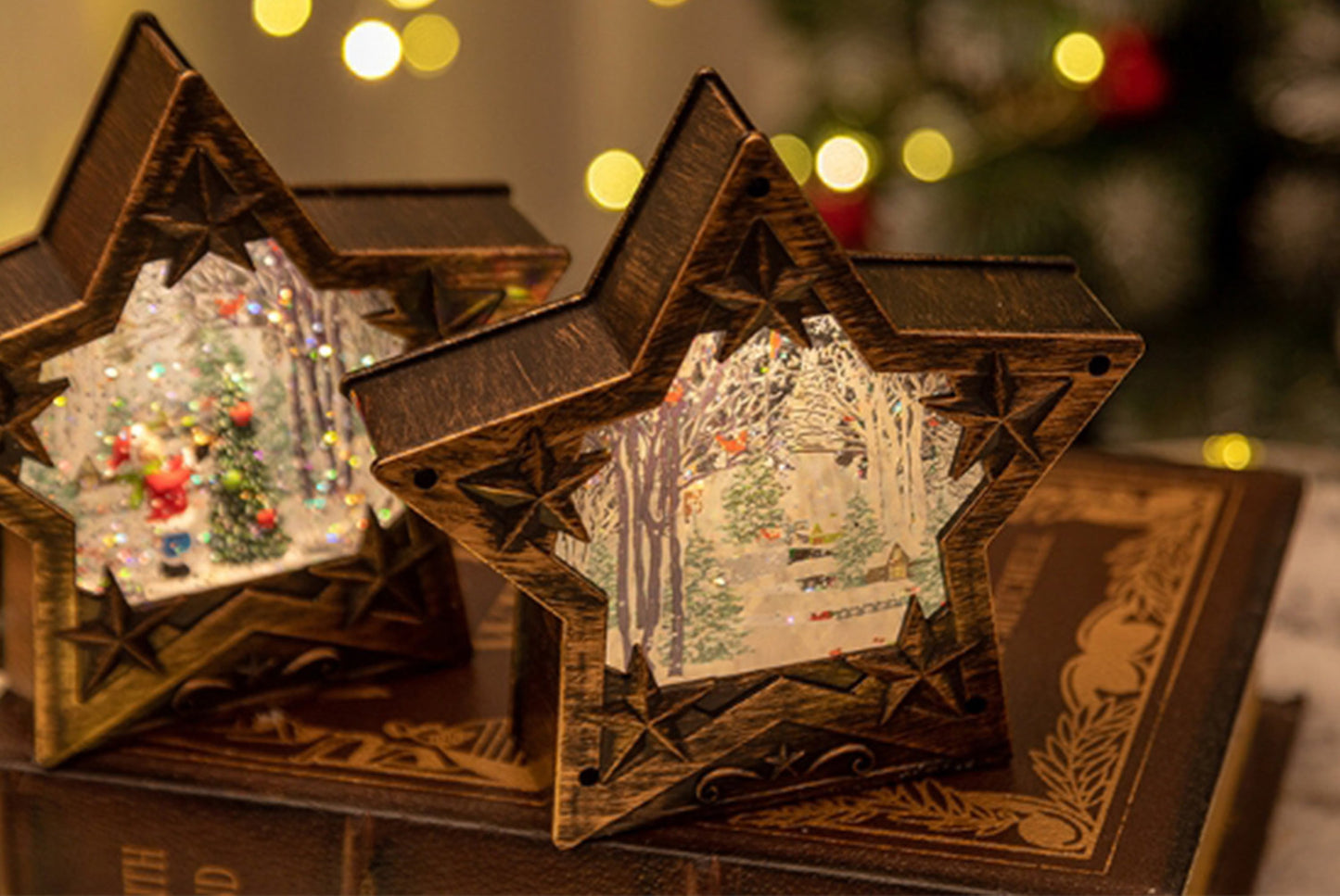 Christmas Luminous Night Light Desktop Ornament