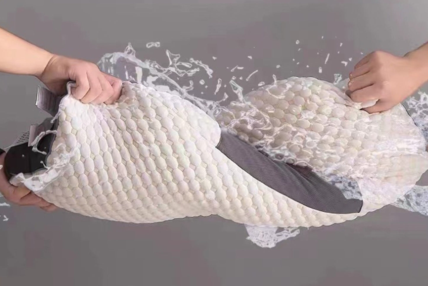 Washable Knitted Massage Neck Pillow