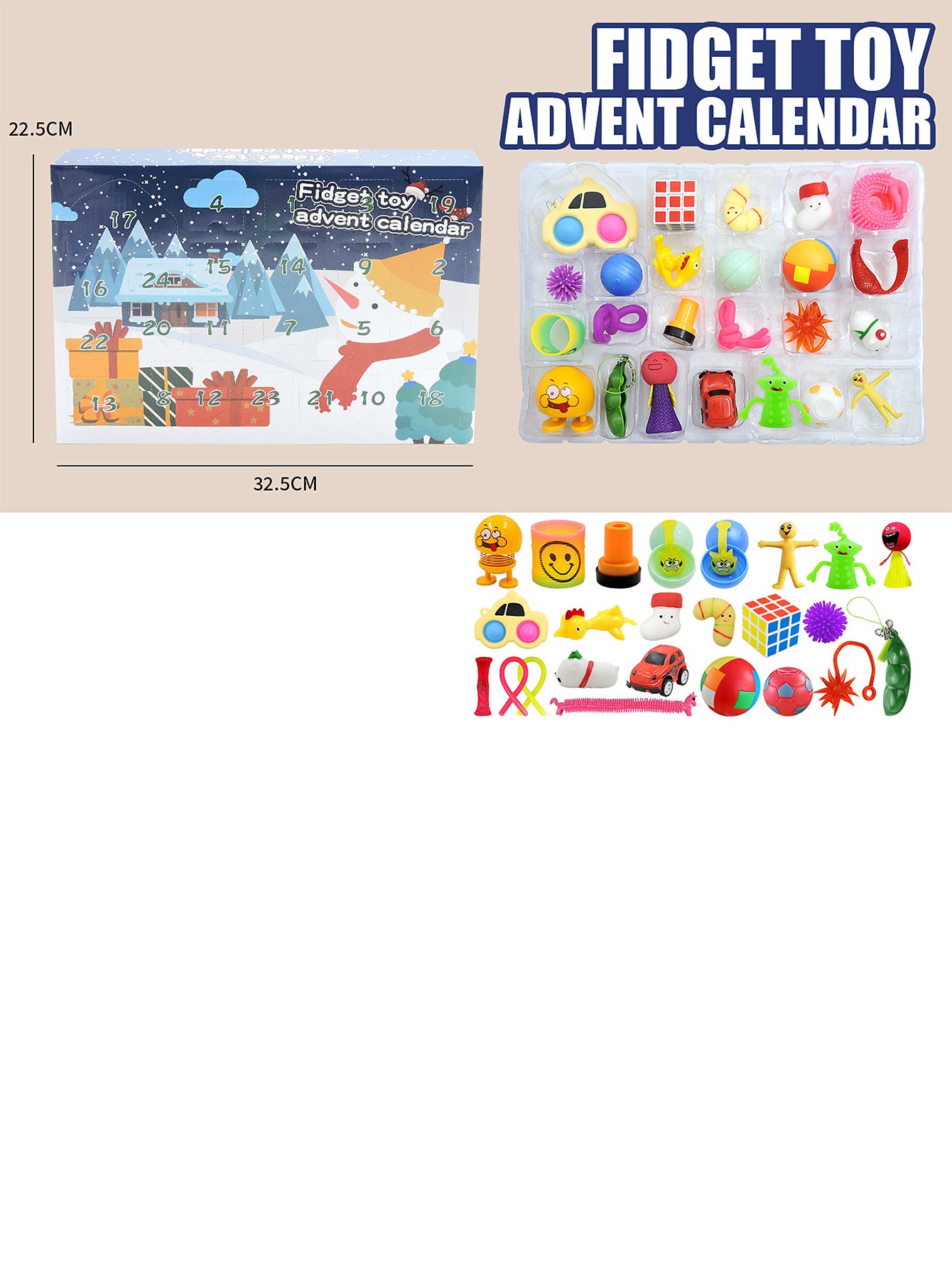 Christmas Tear-off Calendar Blind Box