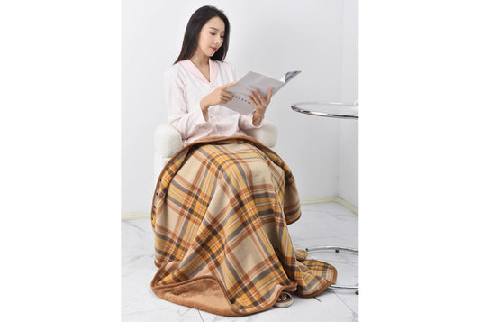 Multifunctional Flannel Shawl Blanket