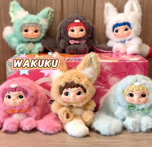 WAKUKU Fox and Bunny Mischievous Diary Doll