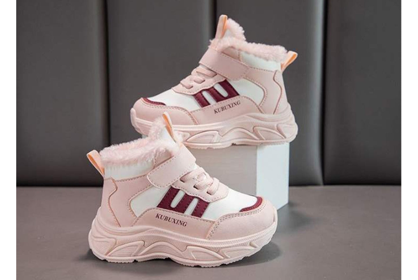 Girls' Fleece-Lined Sneakers, Warm High