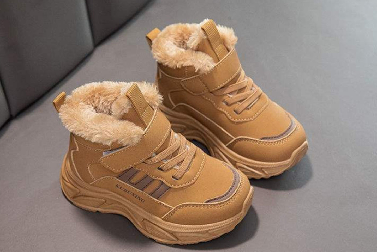 Girls' Fleece-Lined Sneakers, Warm High