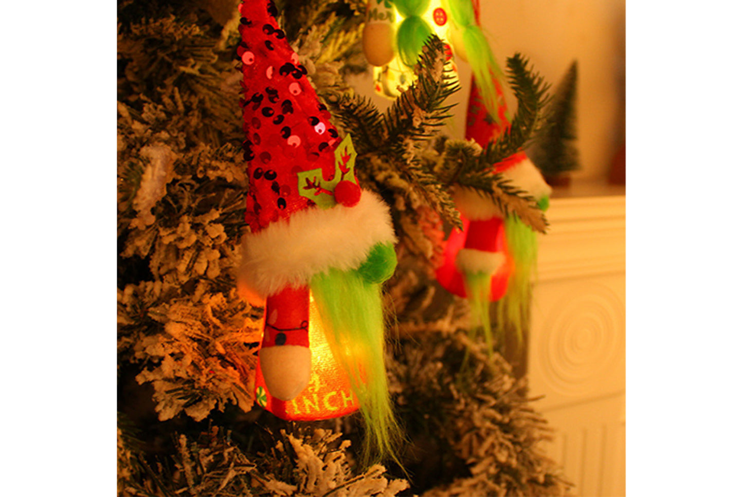 Green Bearded Old Man Faceless Doll Charm