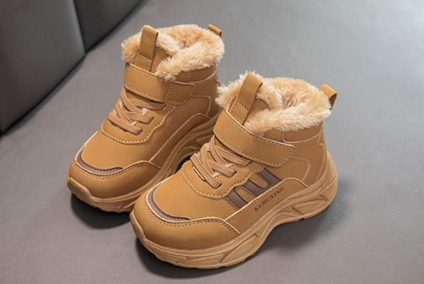 Girls' Fleece-Lined Sneakers, Warm High