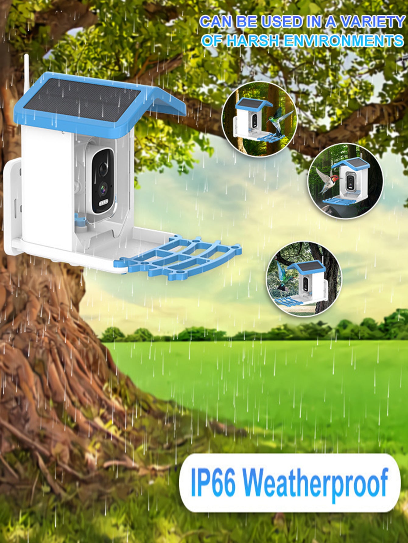 Smart Bird Feeder 4MP HD