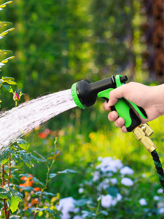 Ten-speed adjustable automatic telescopic magic hose