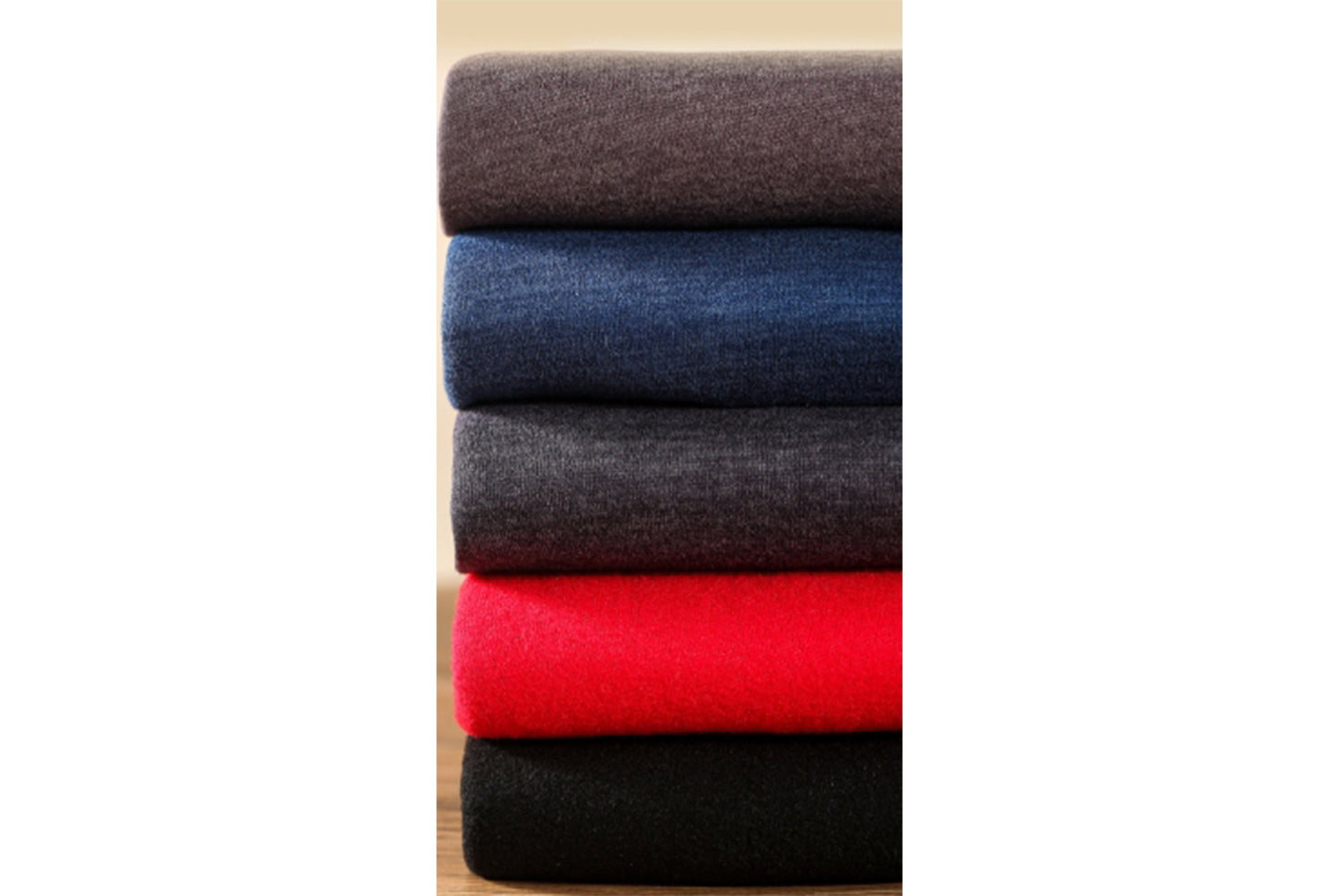 **Cashmere and Silk Warm Autumn Jacket and Long Pants Set (Unisex)**