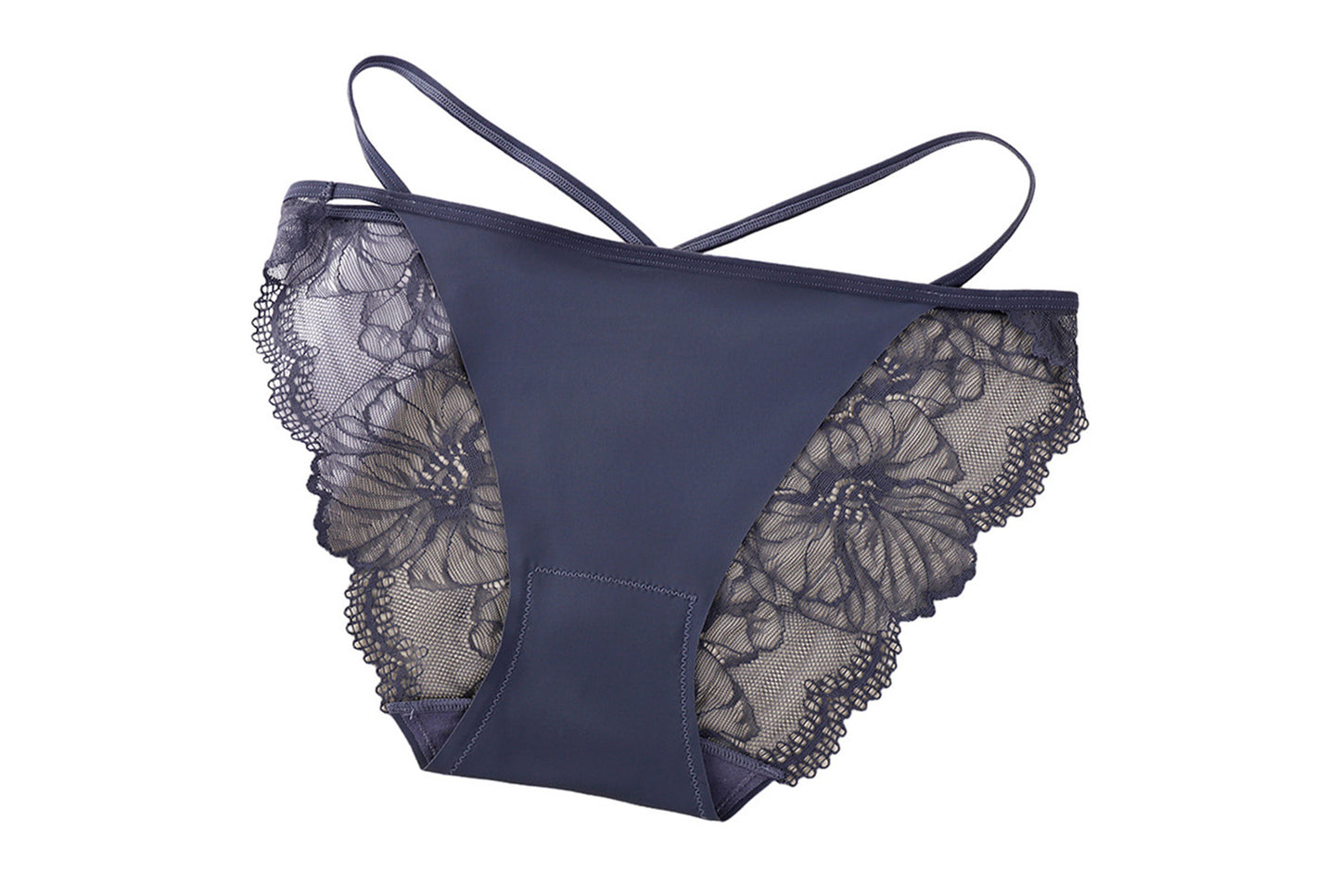 **Ice Silk Lace Bandeau Briefs**