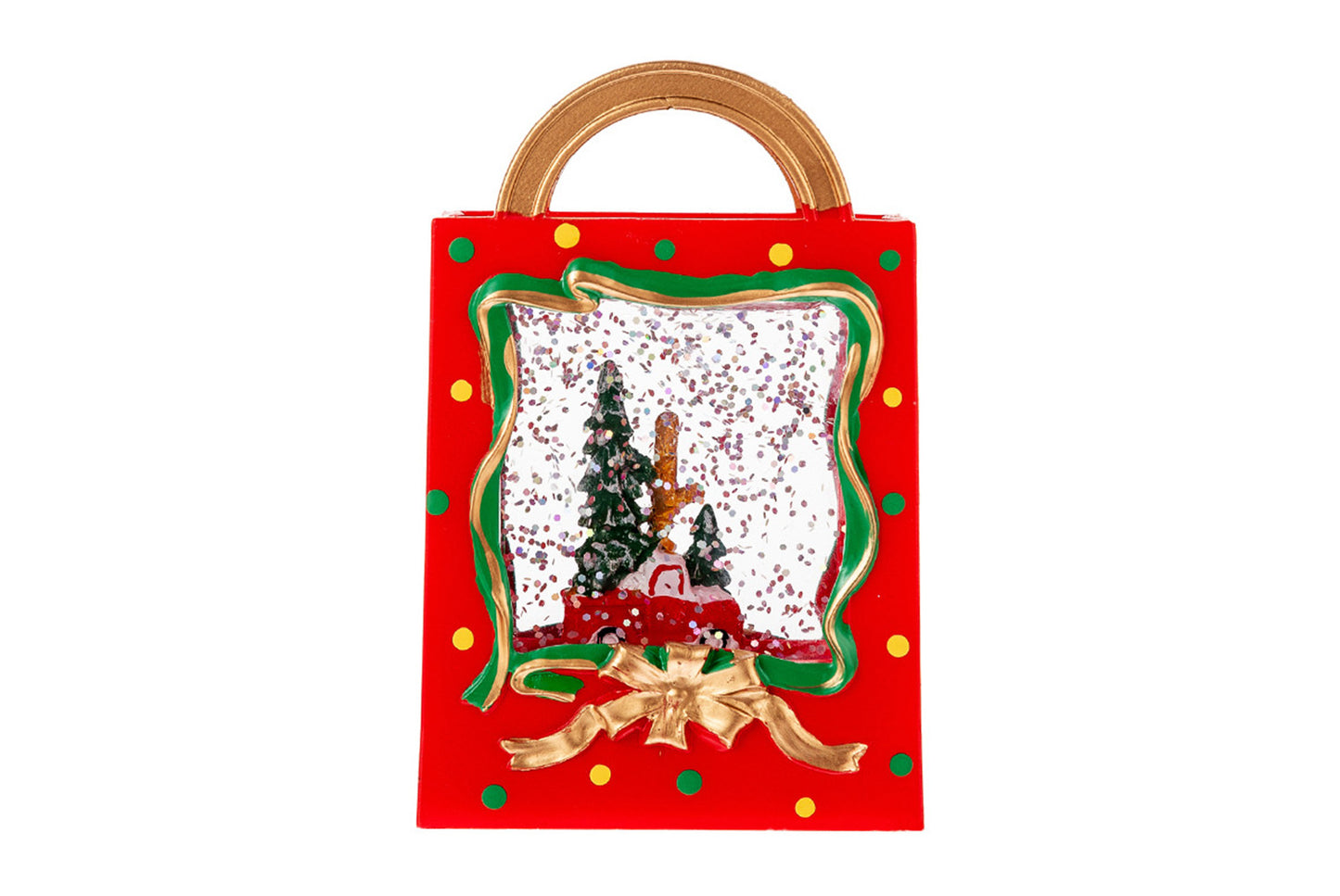 Portable Crystal Chandelier - Snowy Christmas Water Ball Light Decoration