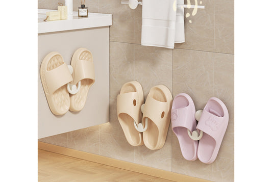 No-Drill Bathroom Slipper Rack(3 pack)