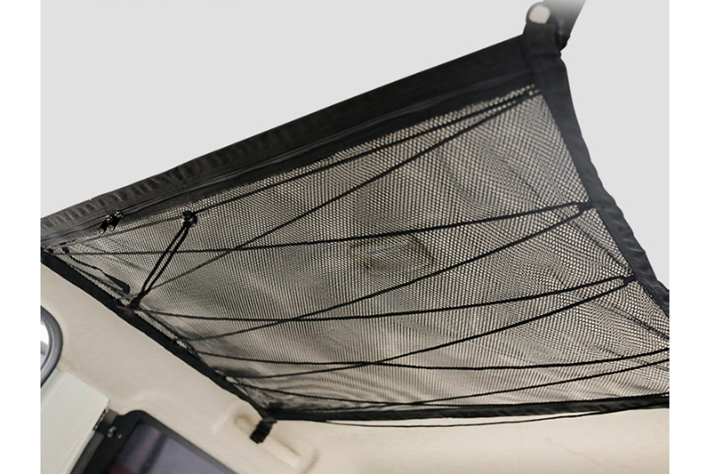 **Car Roof Storage Net (Double Zipper Storage Net)**