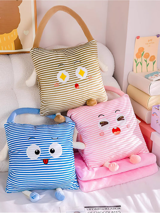 Dopamine 3-in-1 Pillow Blanket: Your Ultimate Comfort Companion - 3 Colors