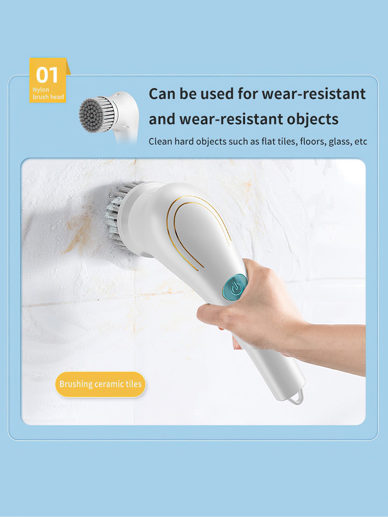 Multifunctional Electric 5-in-1 Cleaning Brush: Your Ultimate Home Cleaning Tool