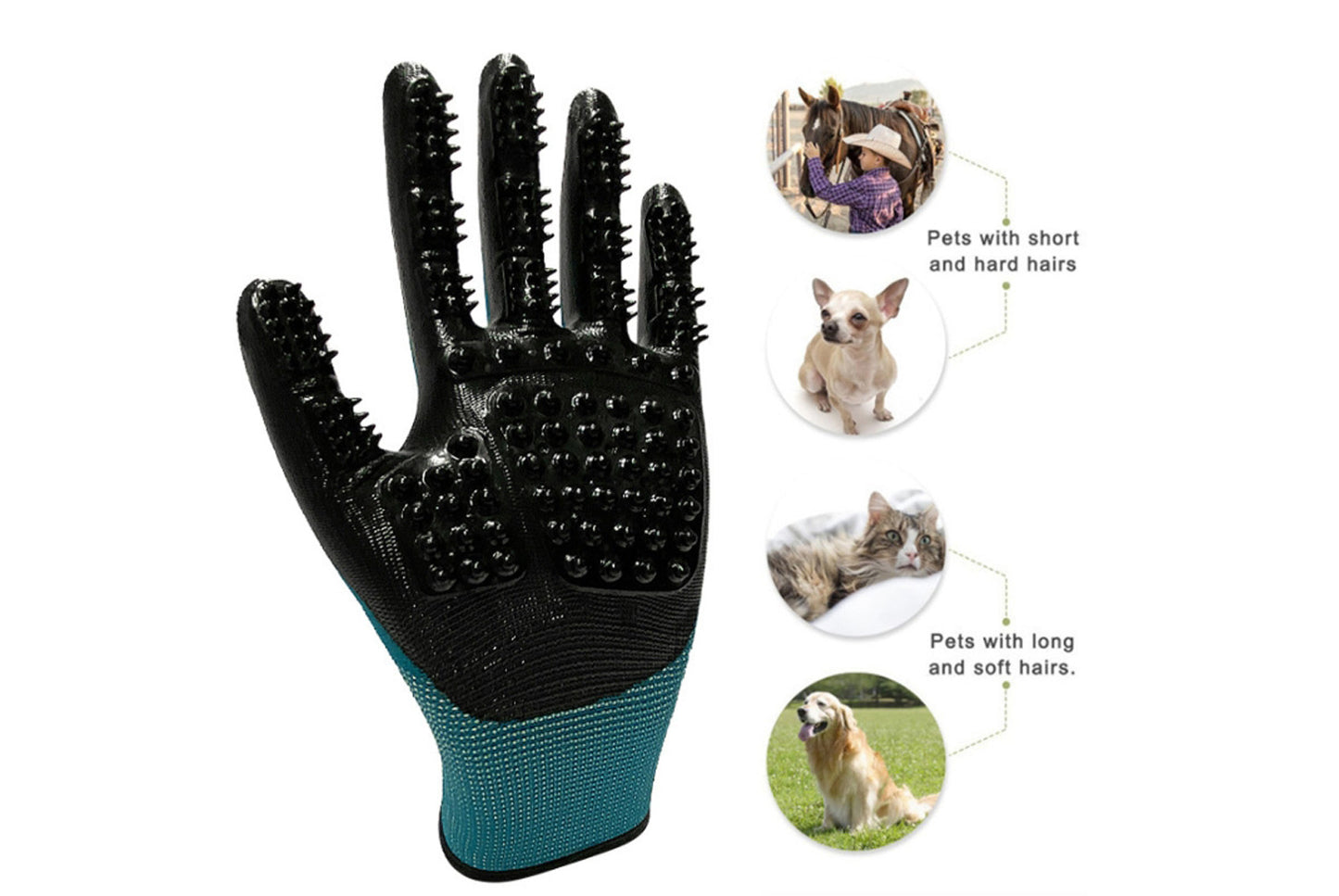 Pet Bathing Massage Gloves