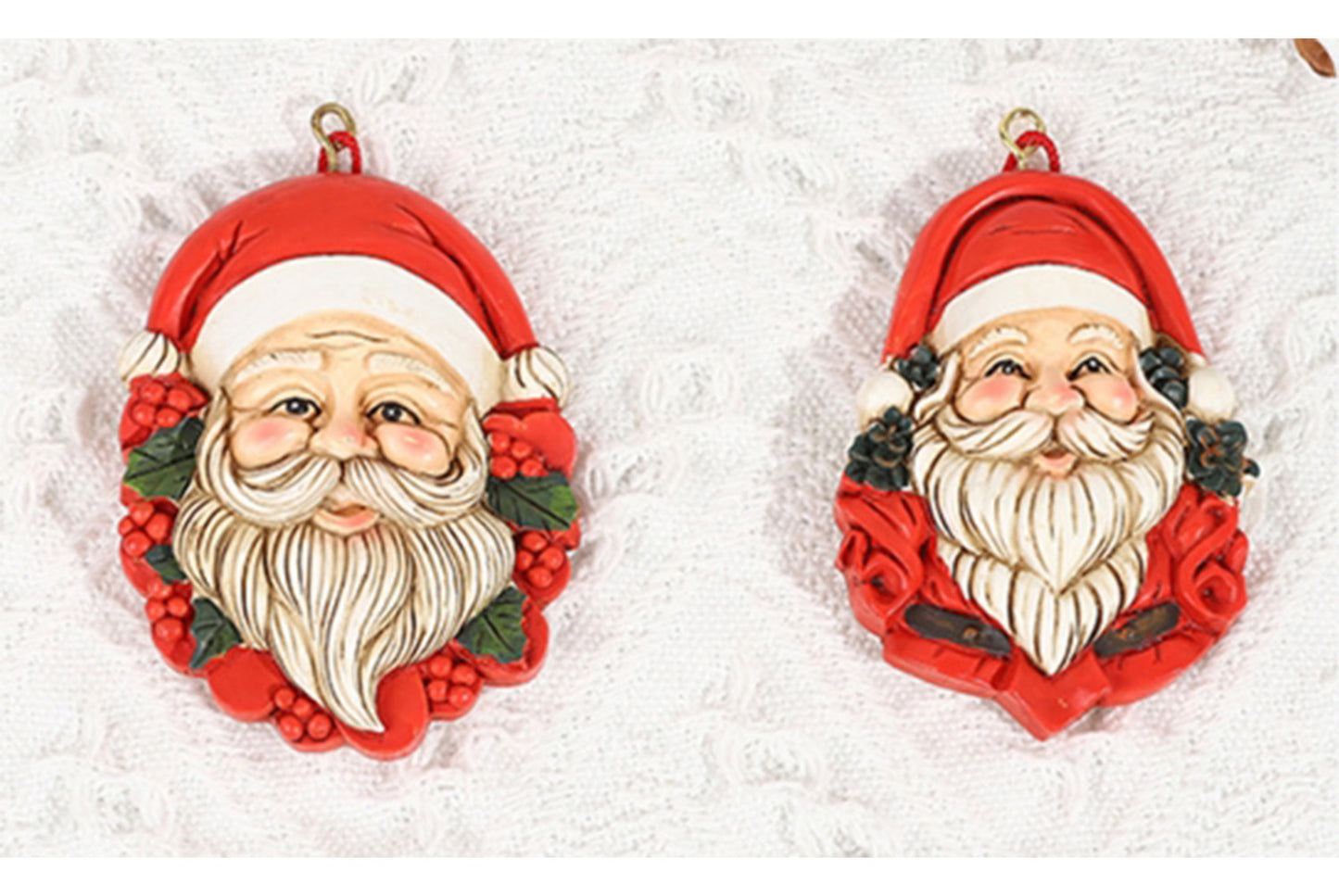 **Resin Christmas Tree Ornament Set**