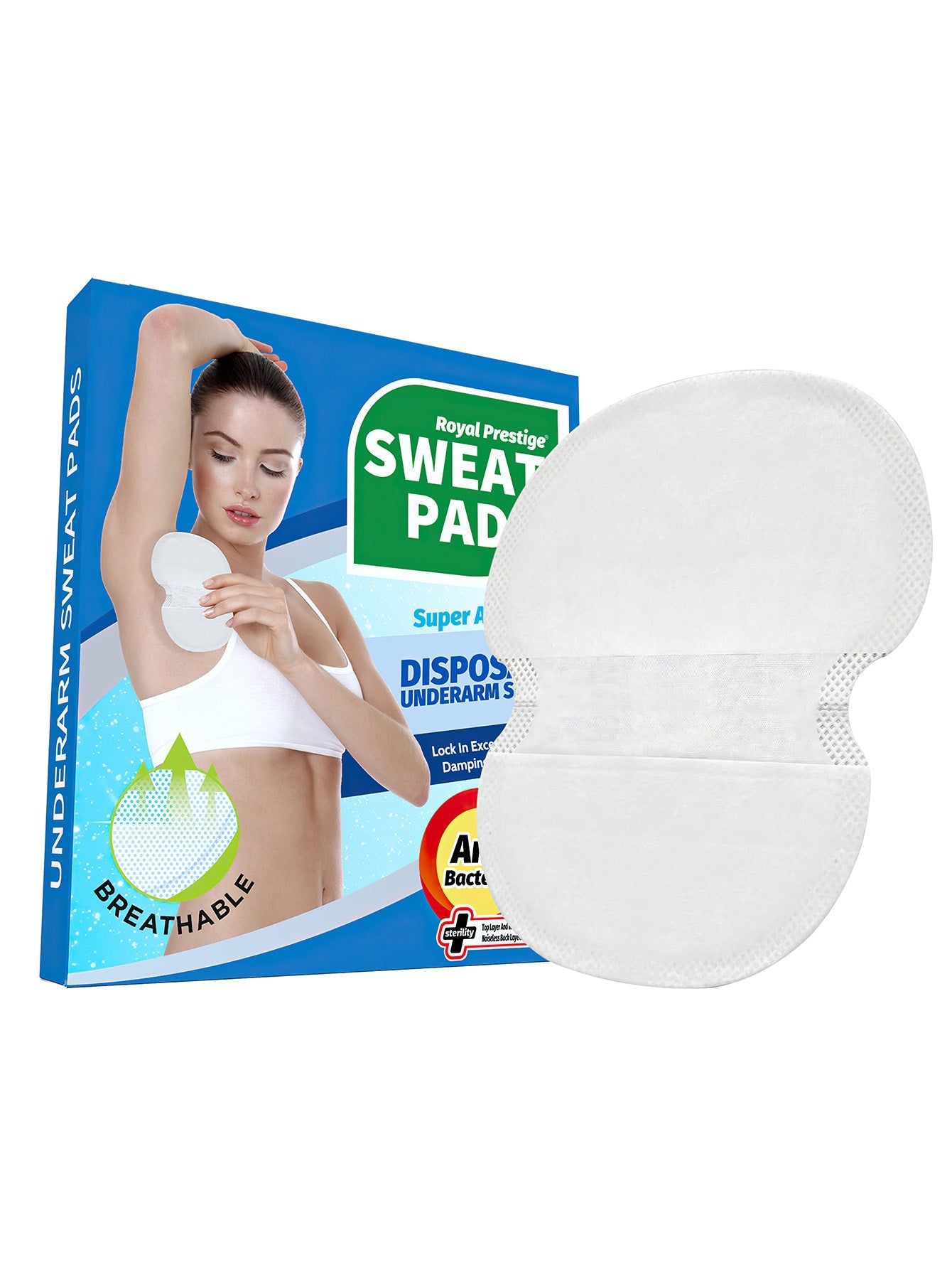 Ultra-Thin Disposable Underarm Sweat Pads