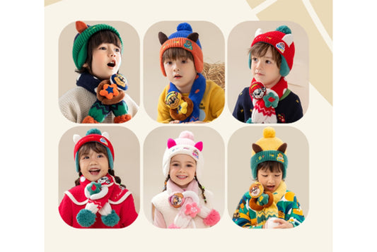 **Children's Hat and Scarf Two-Piece Set**