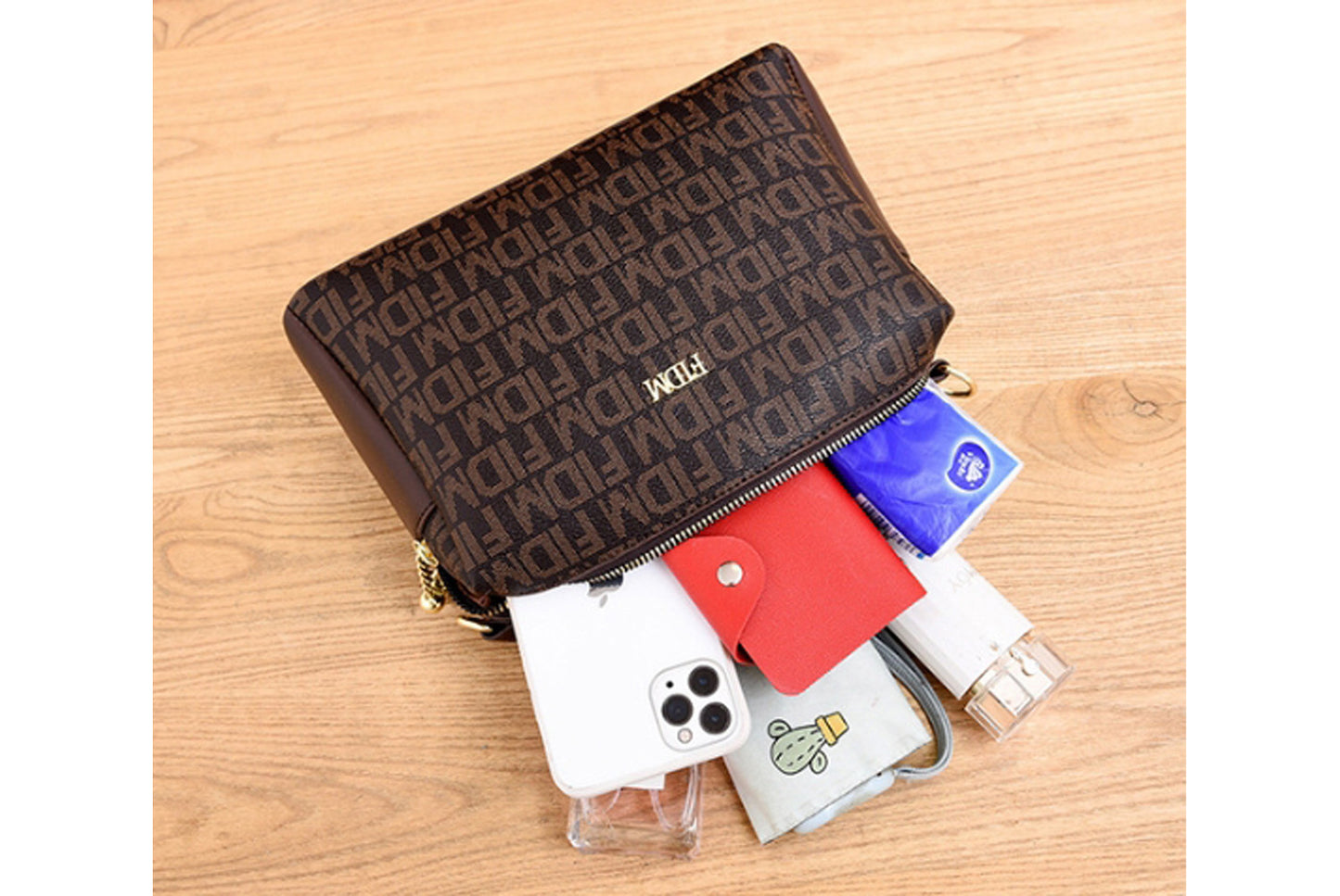 Printed Minimalist Handbag