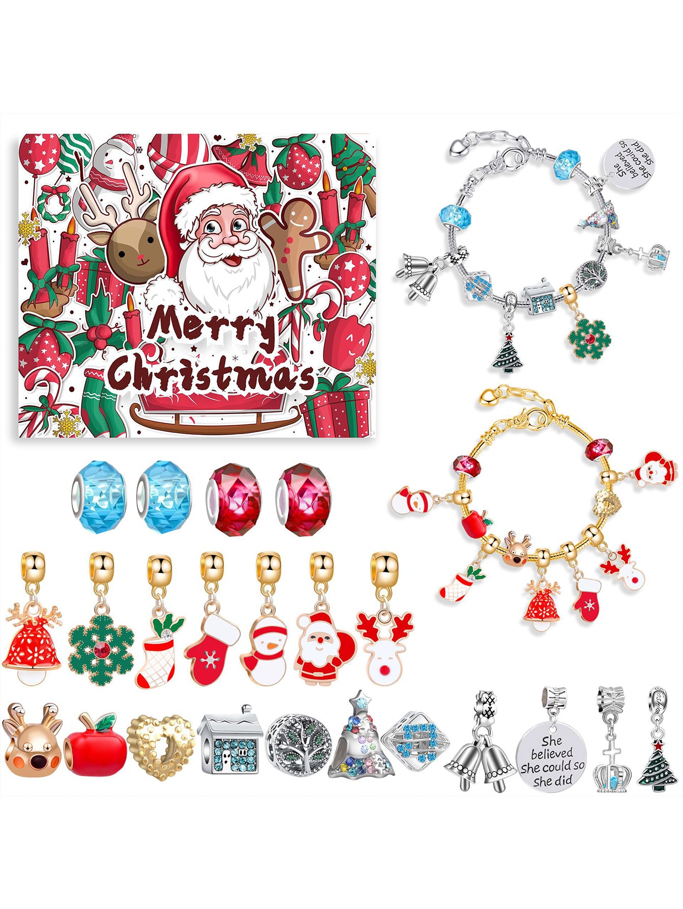 24-calendar Christmas bell surprise blind box set