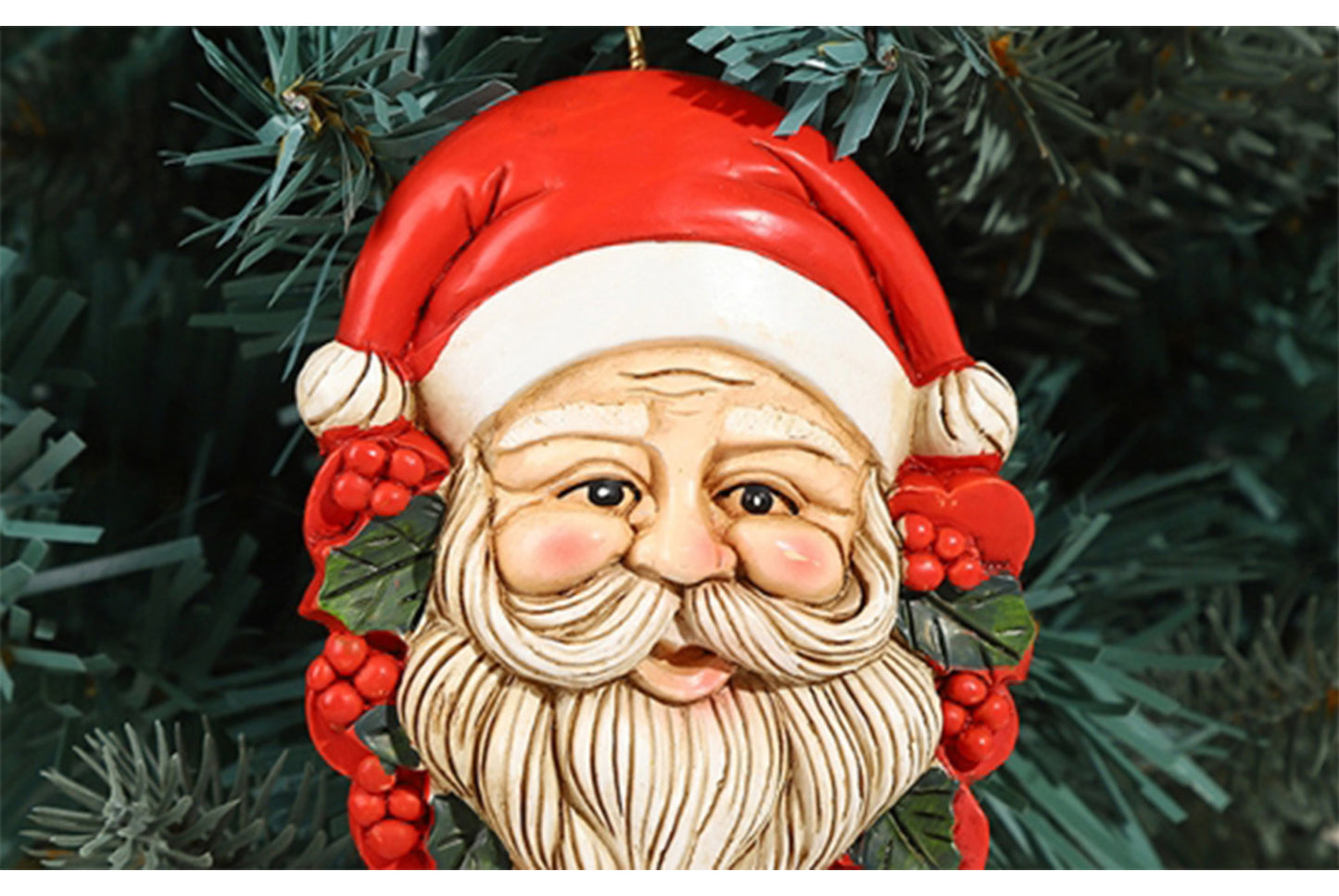 **Resin Christmas Tree Ornament Set**