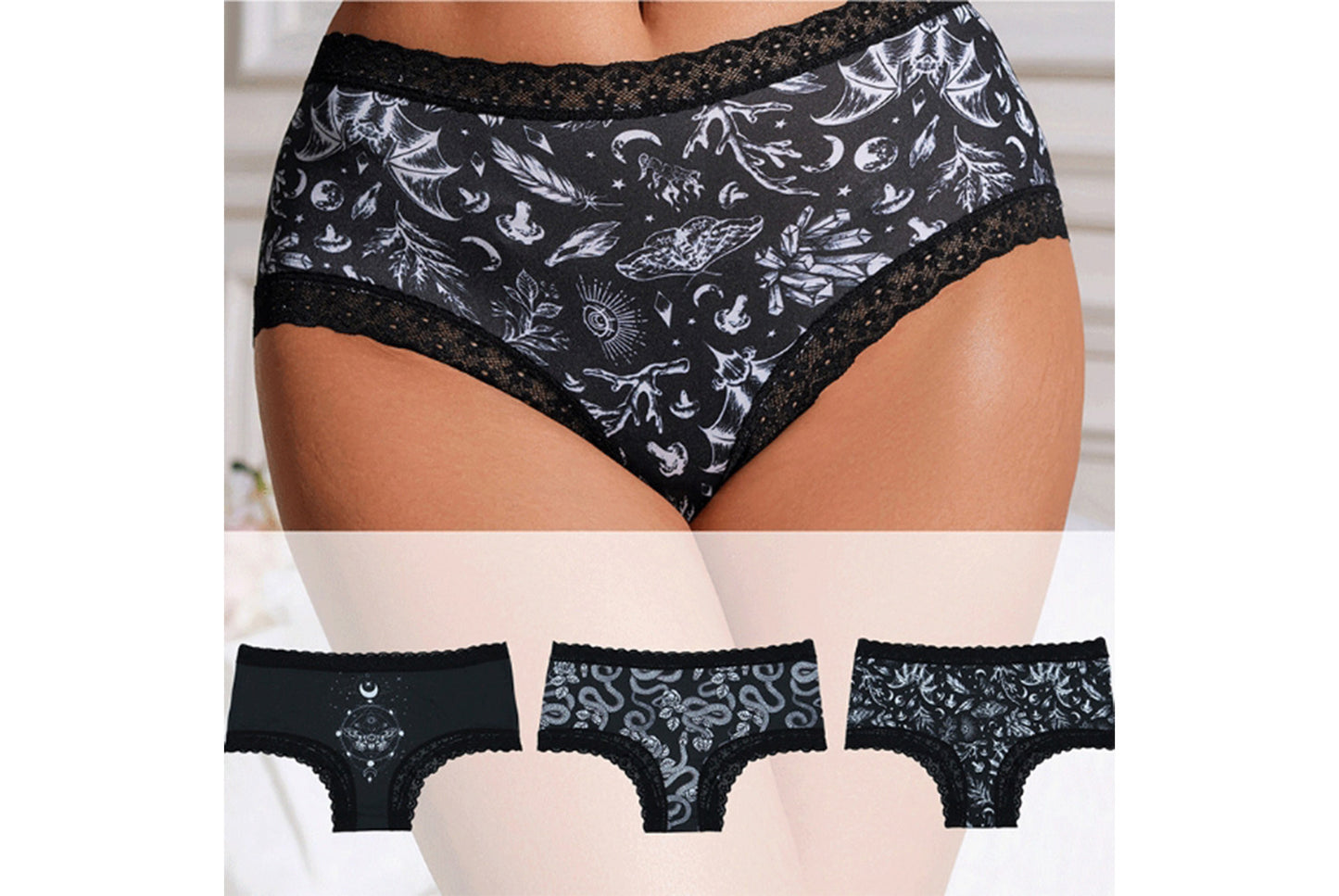 **Sexy Lace Antibacterial Women's Briefs**