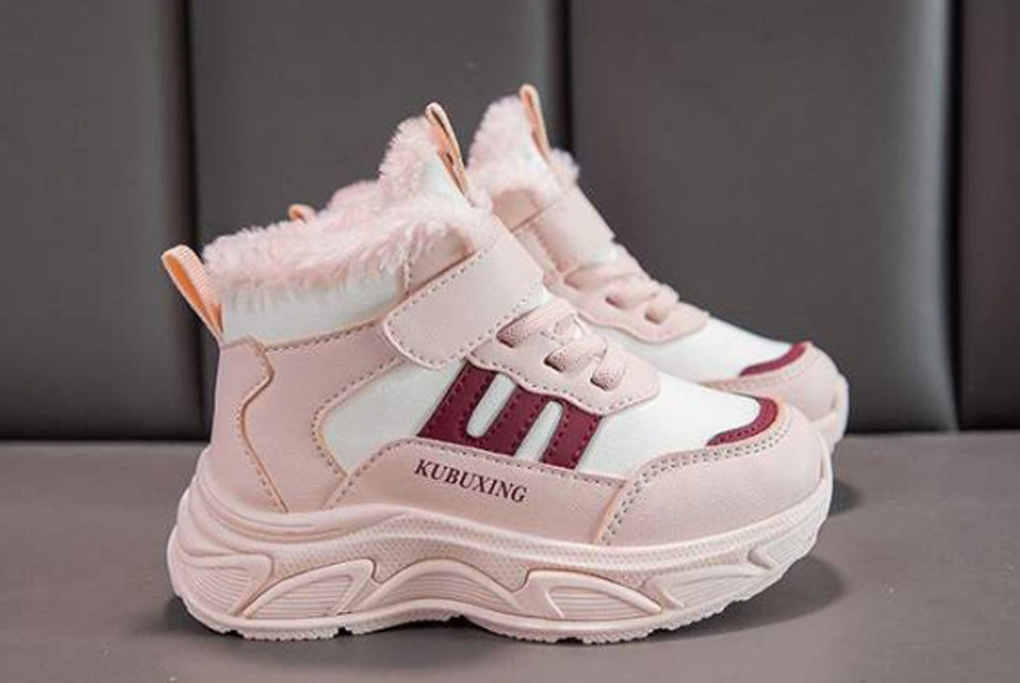 Girls' Fleece-Lined Sneakers, Warm High