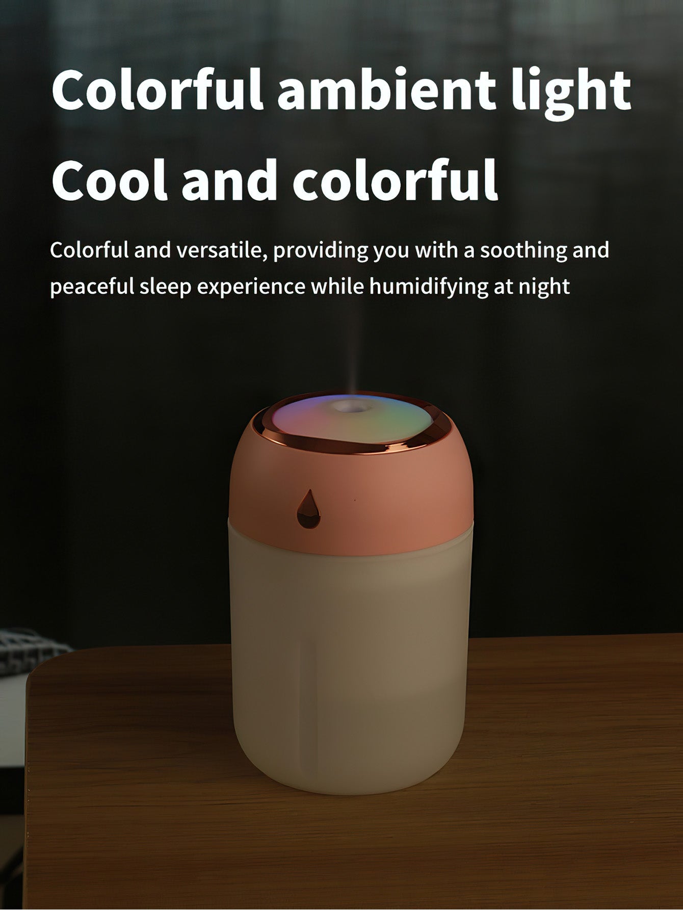 Mini Water Drop Humidifier: Perfect for Home and Travel - 3 Colours