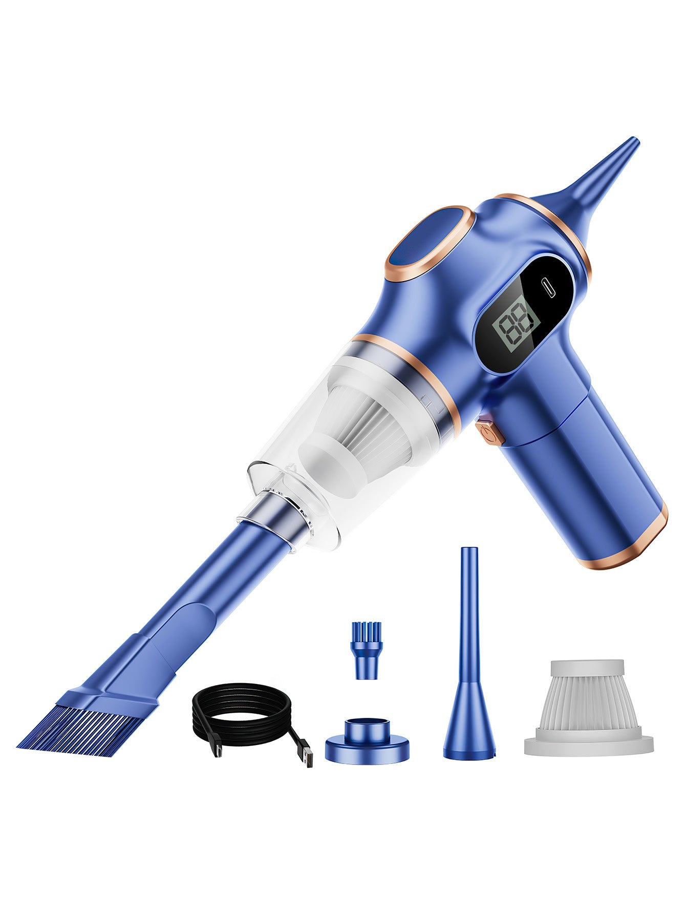 Portable Handheld Home & Car Vacuum Cleaner - 2 Colors