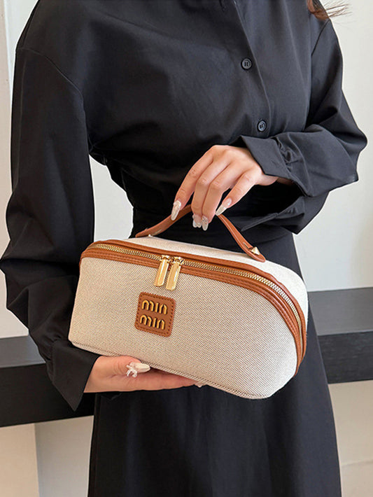 Retro cosmetic bag
