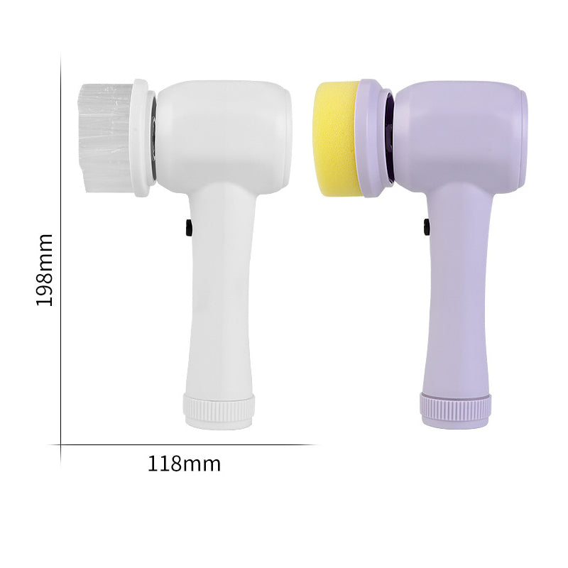 Cordless electric cleaning brush