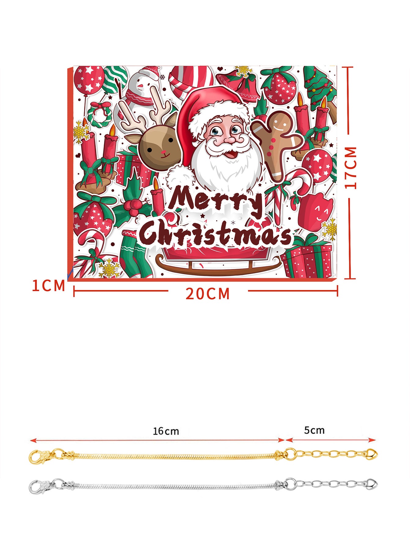 24-calendar Christmas bell surprise blind box set
