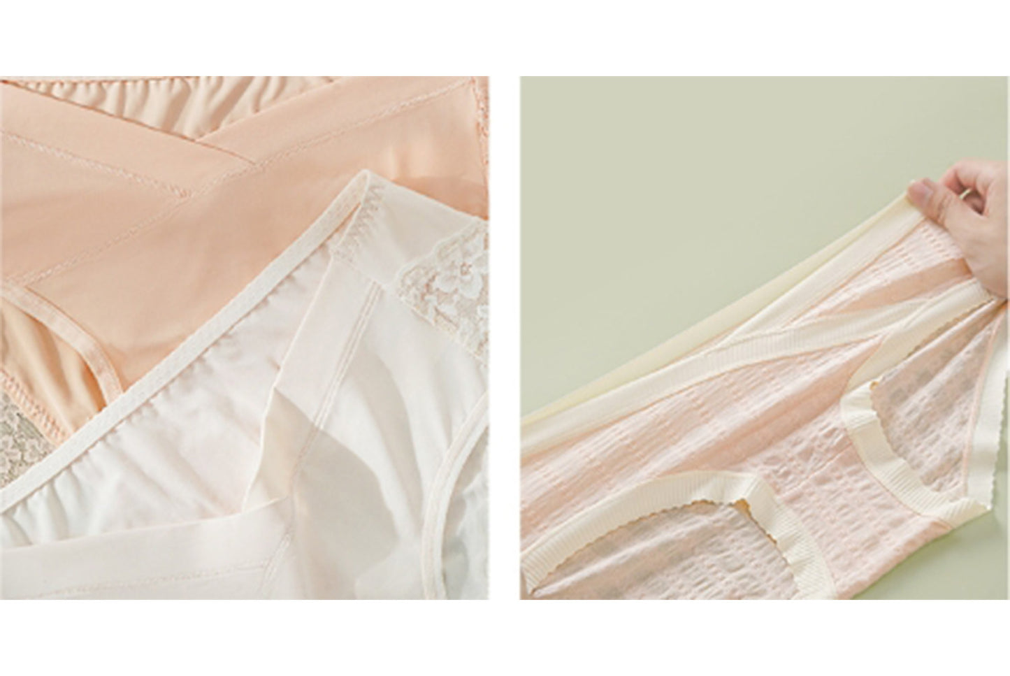 **Comfortable, Breathable, Low-Rise, Large-Size Seamless Maternity Briefs**