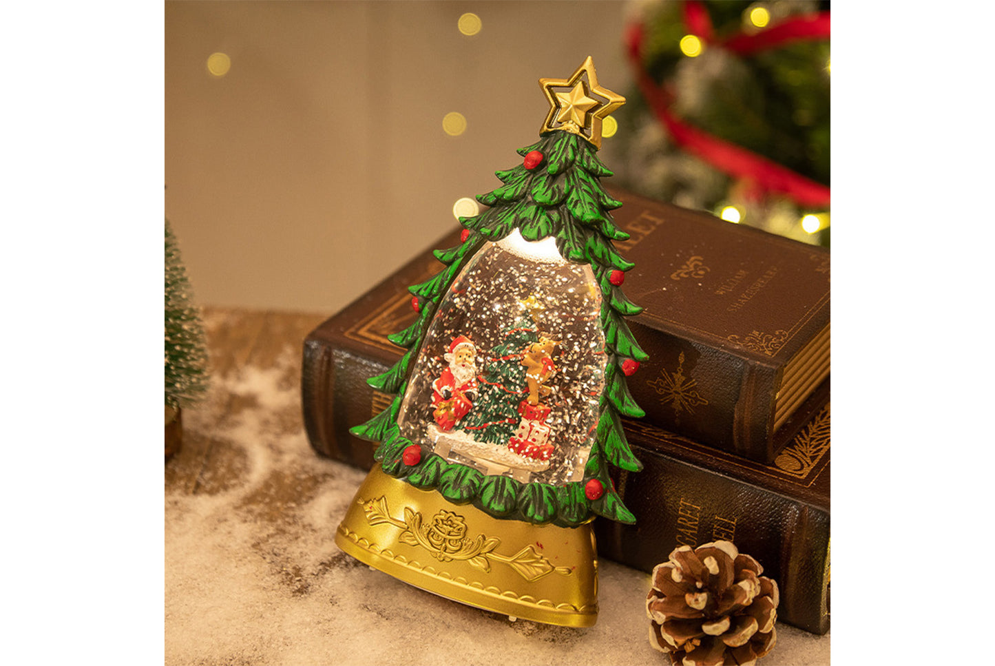 *Christmas Tree Snow Crystal Chandelier - Creative Christmas Ornament*