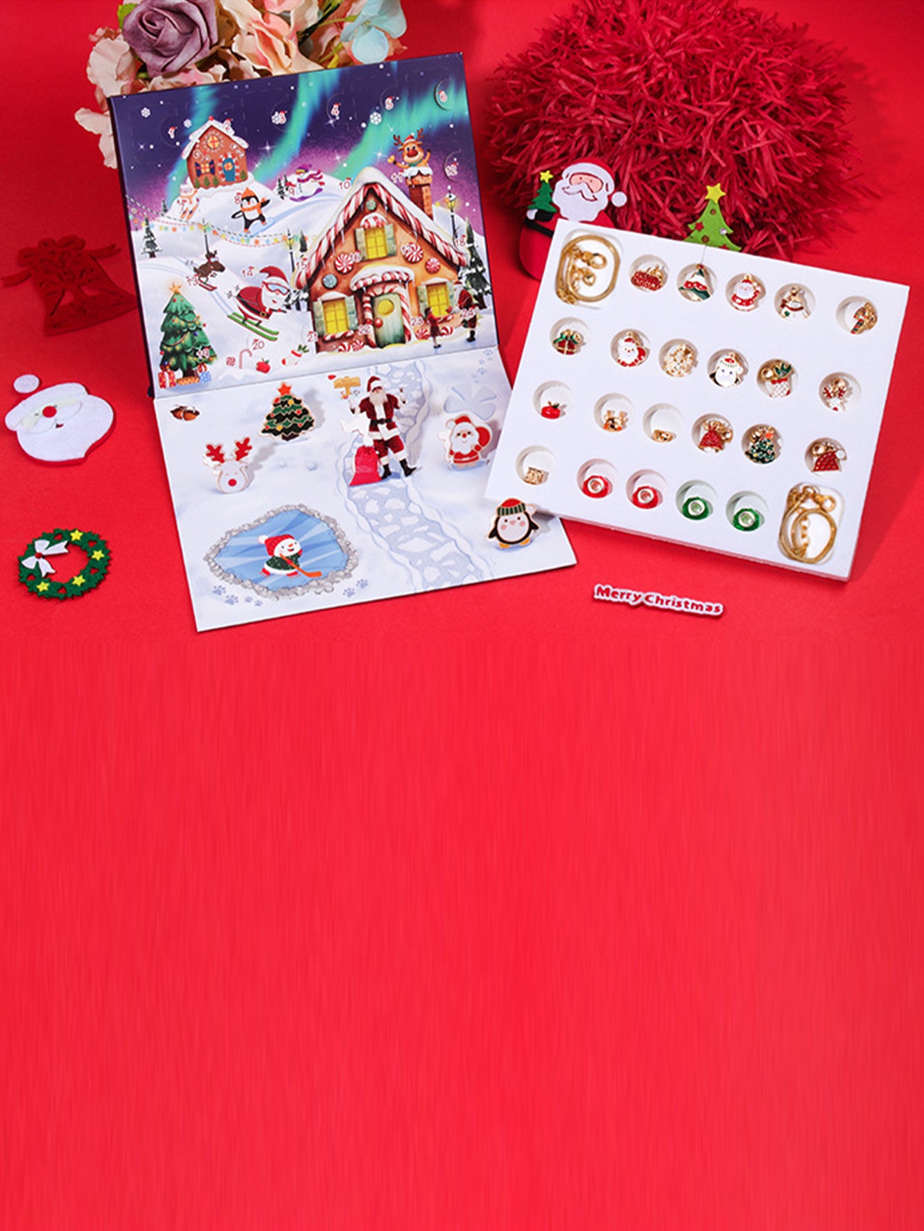 DIY Beaded Bracelet Set 24-grid Christmas Countdown Blind Box