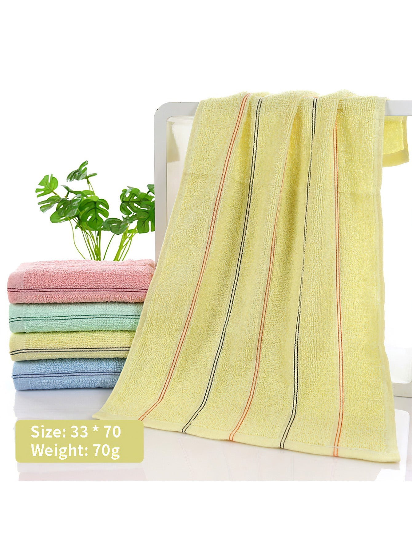 Premium Pure Cotton Face Towel - 4 Colours