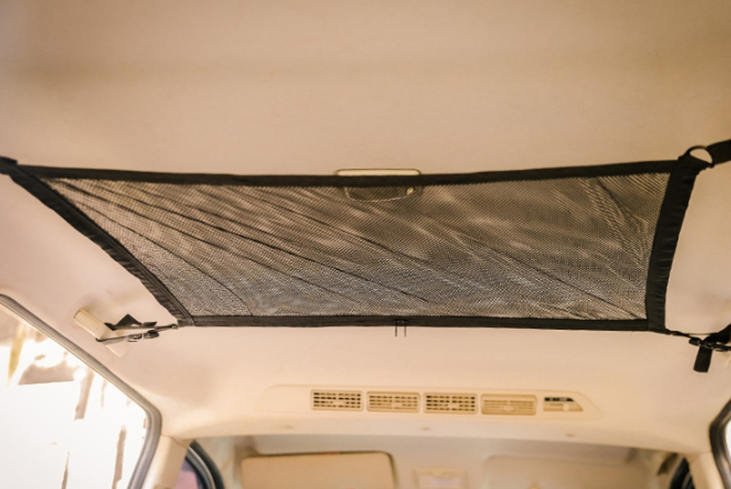 **Car Roof Storage Net (Double Zipper Storage Net)**