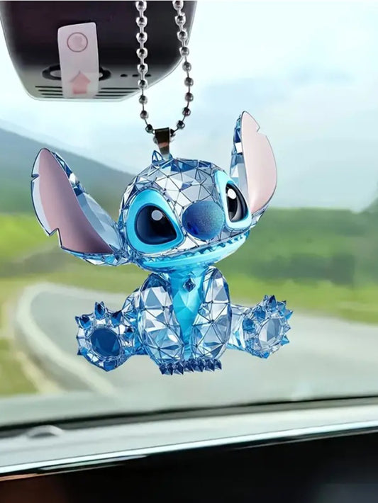 Cute Stitch Pendant 2D Car Pendant Decoration