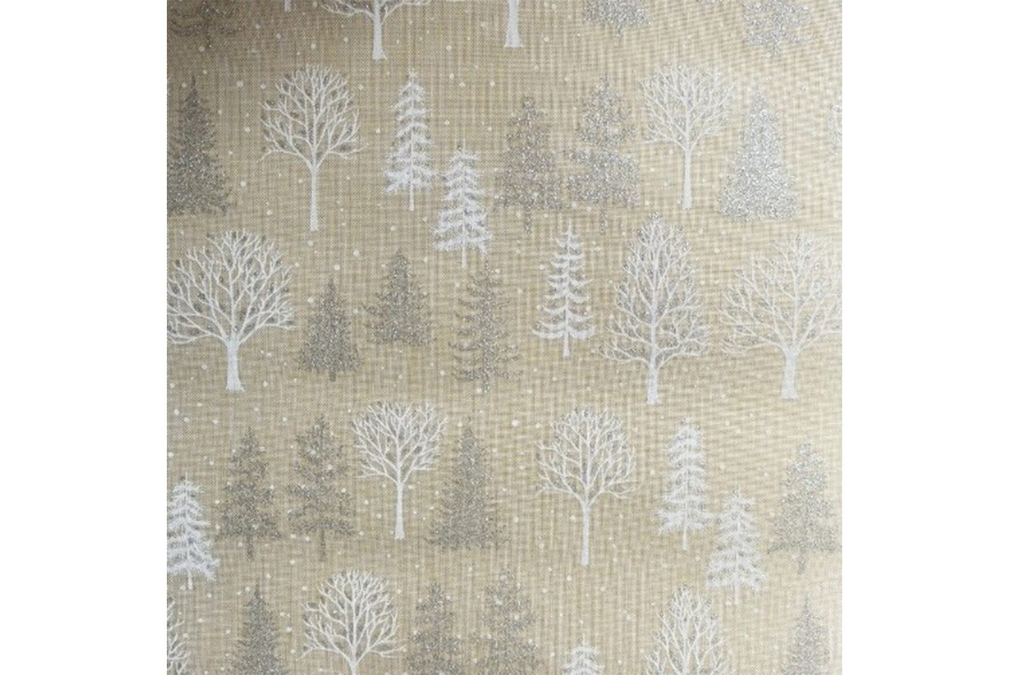 Christmas Gold-stamped Fine Linen Table Runner